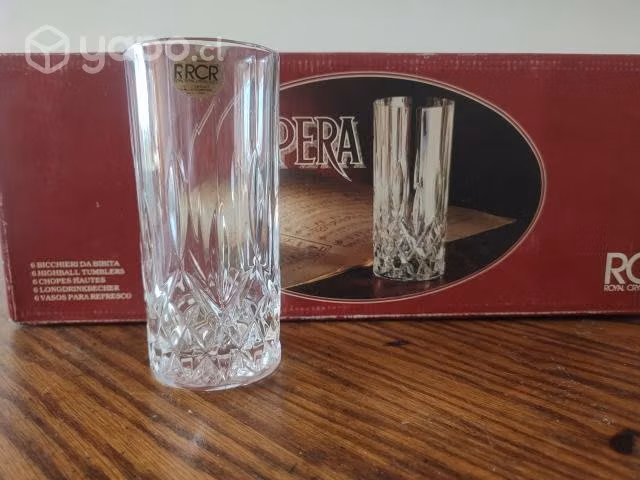 Oportunidad única, vasos de cristal nuevos