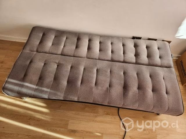 Futon sofa cama gris- disponible hasta 16.03 - Imagen 2