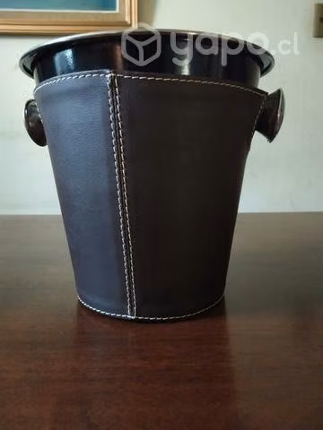 Set ecocuero de bandeja+ hielera+ ser de vasos + - Imagen 4