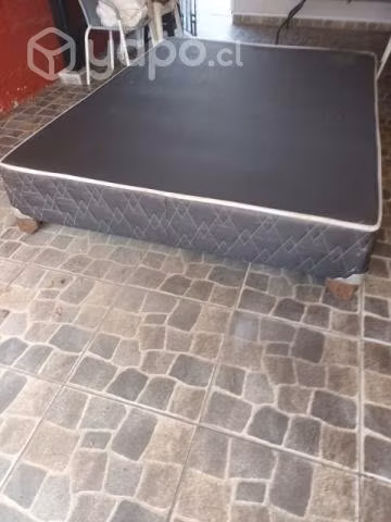 Base de cama y colchon king