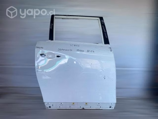 Puerta trasera rh ssangyong musso 2018-2023