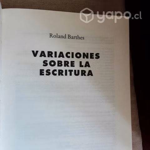 Roland Barthes - Variaciones sobre la escritura