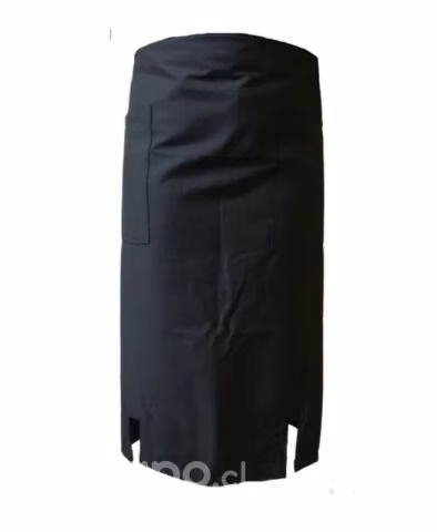 Mandil largo de gabardina
