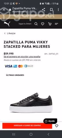 Zapatillas nuevas puma 5.5us - Imagen 4