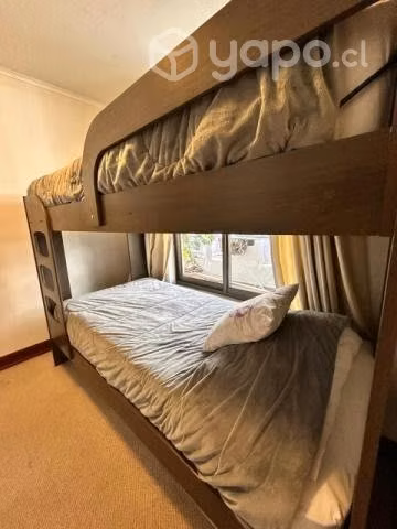 Camarote con cama nido