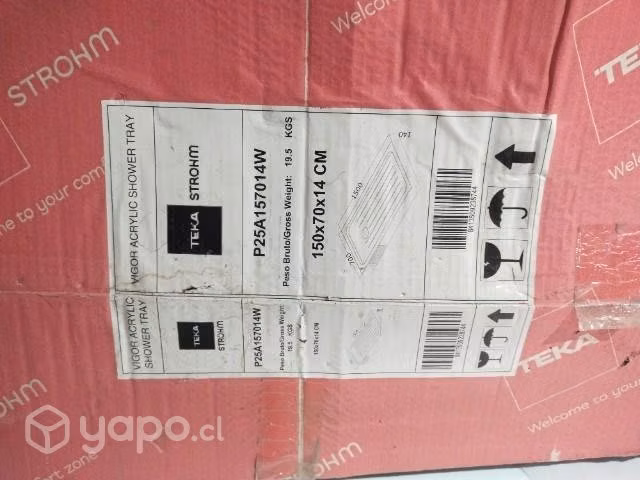 Receptaculo de ducha Teka de 70x150