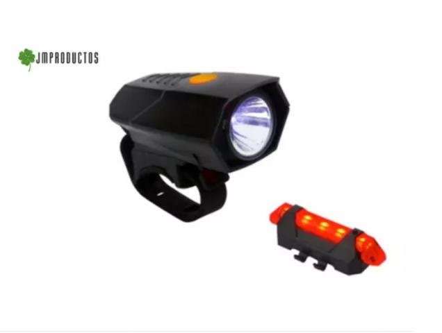 Kit De Luces Led Delantera Y Trasera Para Biciclet - Imagen 3
