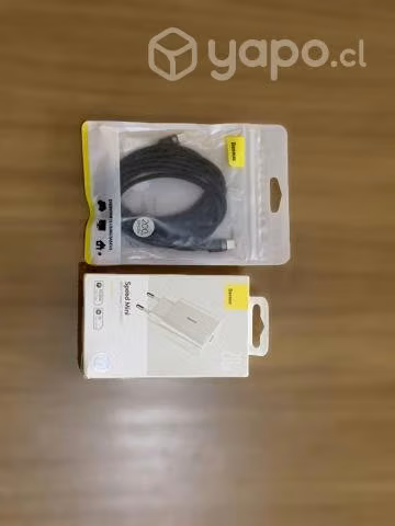 Cargador carga rápida BASEUS 20W + cable de carga - Imagen 2