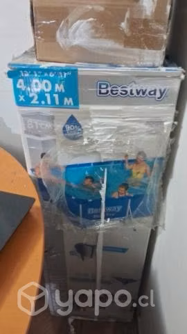Venta de Piscina Bestway 4mts*2,1mts*81alto