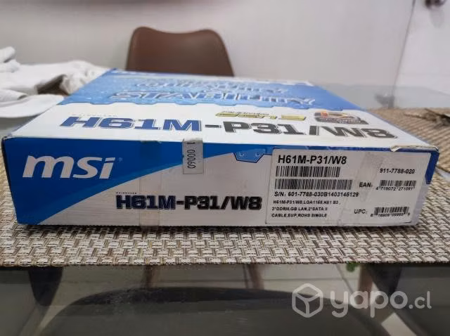 Tarjeta madre h61m msi - Imagen 2