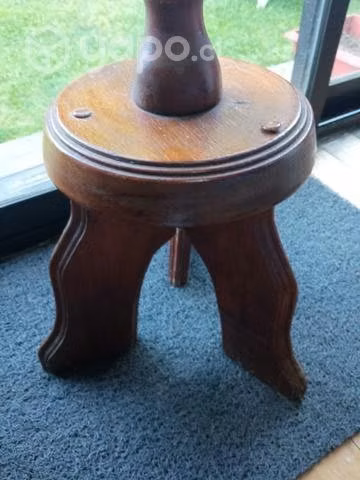 Hermosa mesita antigua de madera - Imagen 4
