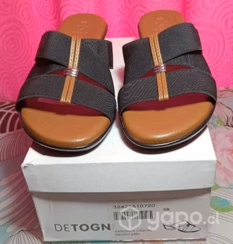 Sandalias Mujer N°38 Nuevas - Imagen 2
