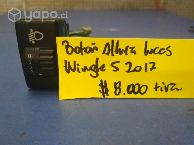 Boton altura luces wingle5 2017