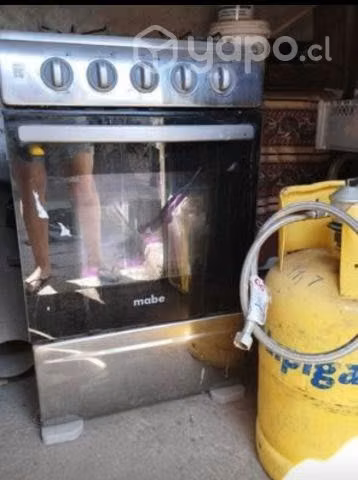 Cocina Mabe casi nueva bomb de 11 kilos+ regulador