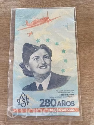 Billete conmemorativo 280 años
