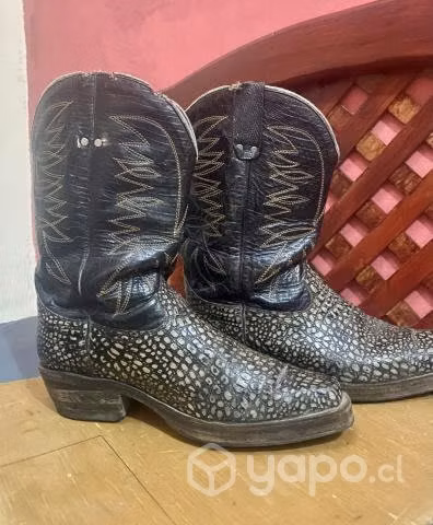 Botas cuero y cuero de caimán - Imagen 5