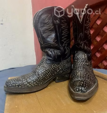 Botas cuero y cuero de caimán - Imagen 4