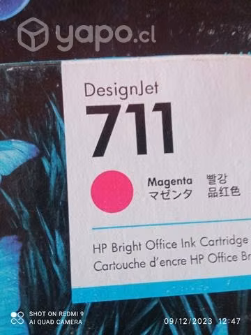 Tintas HP 711 colores originales de 29ml - Imagen 2