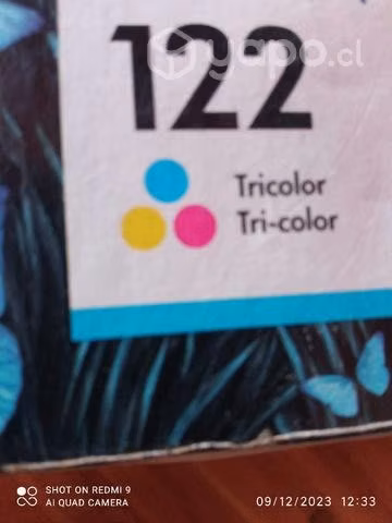 Tinta HP 122 color original