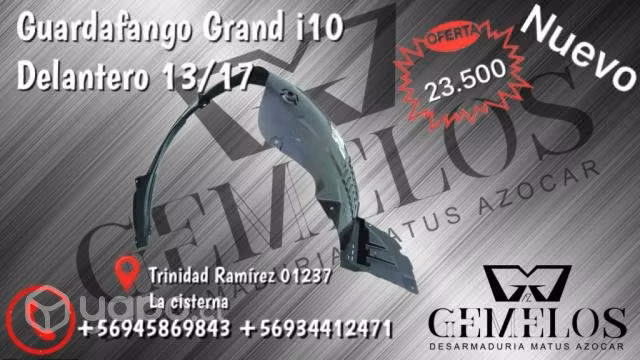 Guardafango grand i10