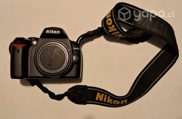 Camara nikon d40 solo body funcionando