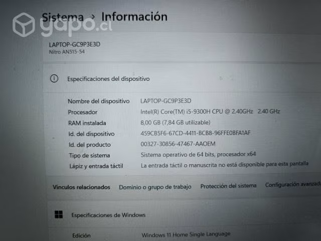 Notebook gamer nitro 5