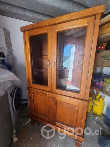 Vitrina de madera usada (Ver descripción)