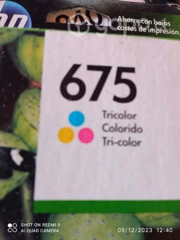 Tinta HP 675 color original