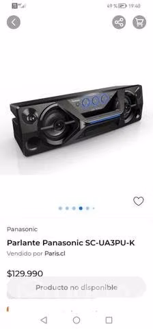 Equipo panasonic