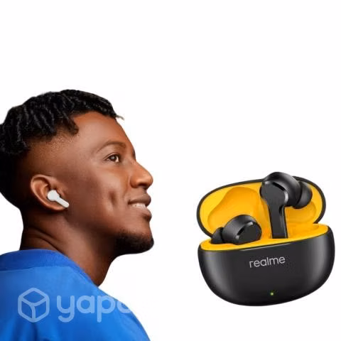 Audífonos Realme Buds T100 Negro Inalámbricos