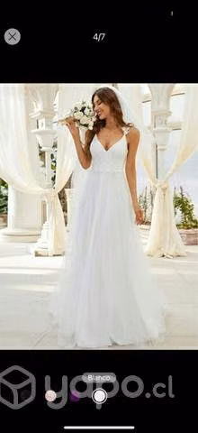 Vestido de novia talla m/l - Imagen 2