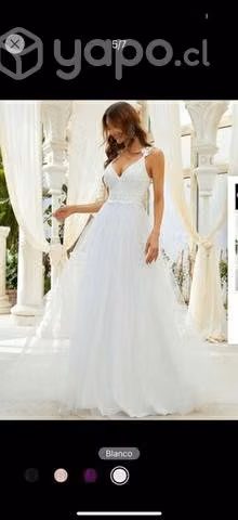 Vestido de novia talla m/l