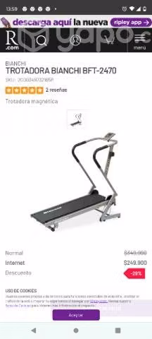 Trotadora Bianchi BFT-2470