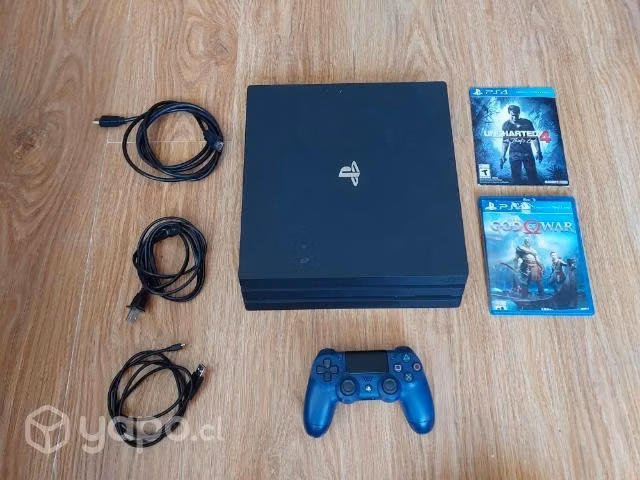 Ps4 pro perfecto estado más juegos y 1 control