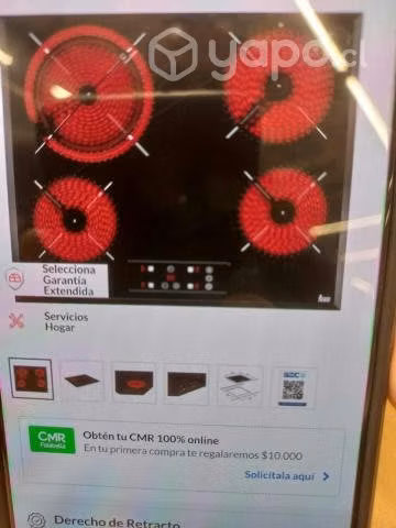 Encimera eléctrica teka 4 quemadores