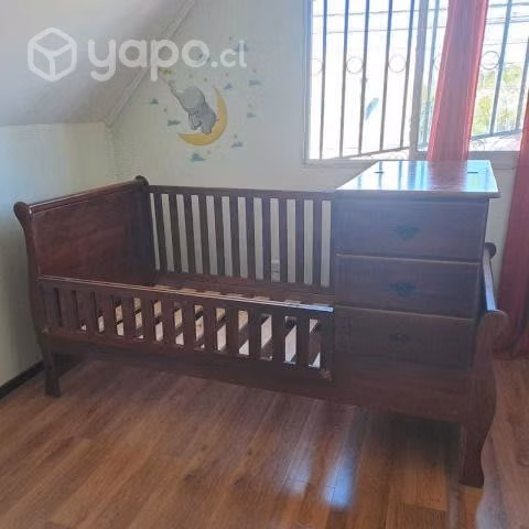 Cama cuna con colchón