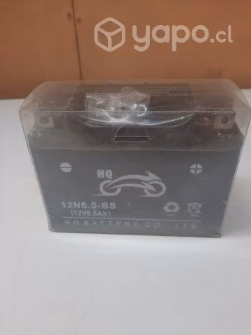 Bateria moto 12v/6,5ah nueva 0 uso