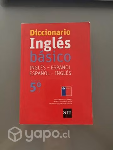 Diccionario ingles 5 basico
