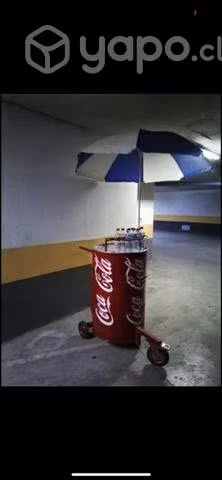 Carrito de bebidas, con puerta tipo bodequita
