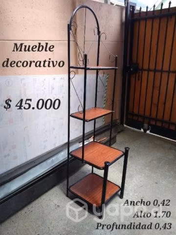 Decorativo metal madera