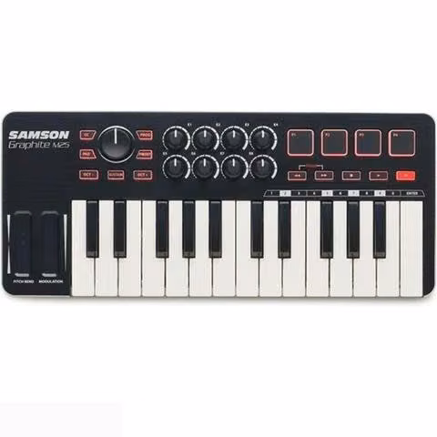 Teclado controlador samson graphite m25 negro - Imagen 2