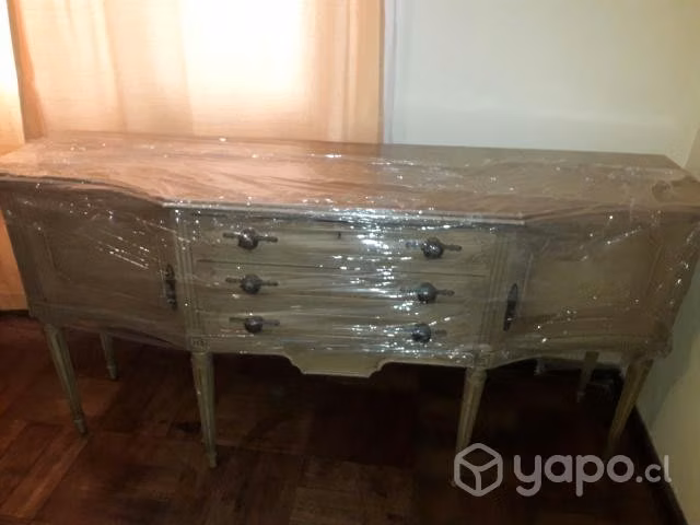 Comedor y Buffet estilo Sheraton, 6 sillas - Imagen 2