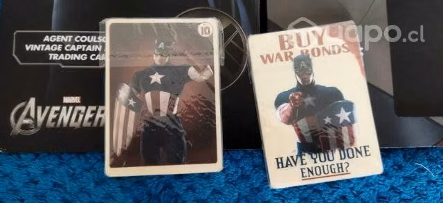 Cartas Avengers Captain America Vintage