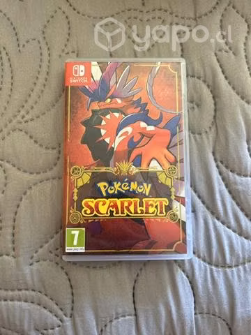 Pokemon escarlata en perfecto estado
