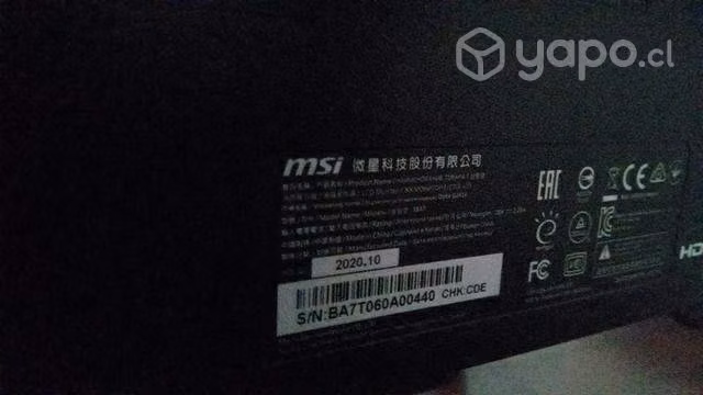 Monitor gamer msi 75hz 23.8 pulgadas - Imagen 4