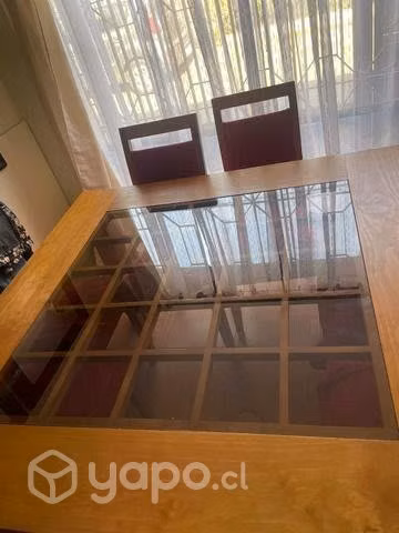 Comedor 1.40 x 1.40 8 sillas, buen estado - Imagen 3