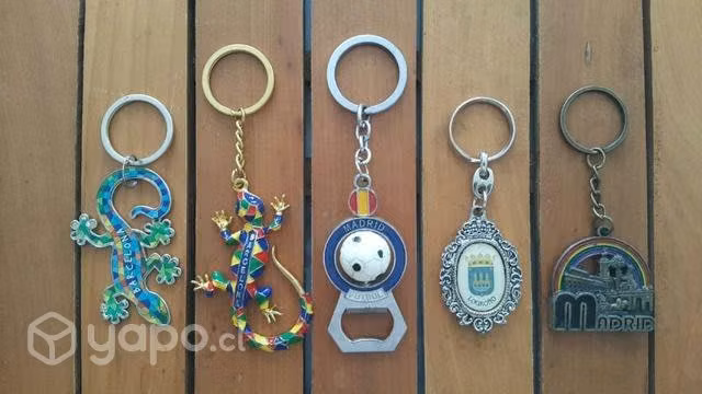 Colección de 5 Llaveros de España