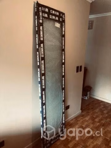 Mampara nueva vidrio templado empavonado 8 mm