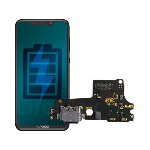Flex de Carga Compatible Motorola Moto One Tipo C