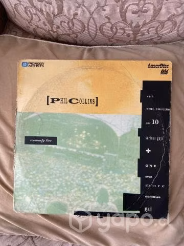 Discos láser phil collins